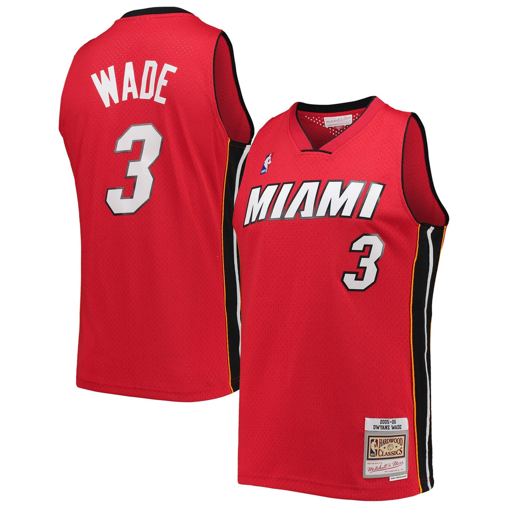 Men's Miami Heat Dwyane Wade Mitchell & Ness Red 2005-06 product image 1