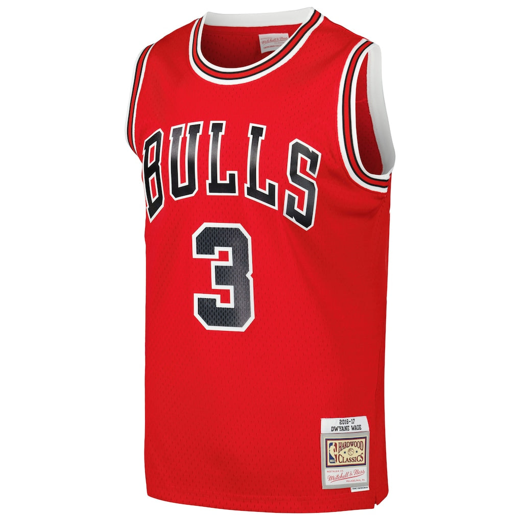 Men's Chicago Bulls Dwyane Wade Mitchell & Ness Red 2016/17 product image 2
