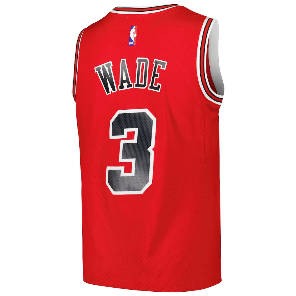 Men's Chicago Bulls Dwyane Wade Mitchell & Ness Red 2016/17 product image 3