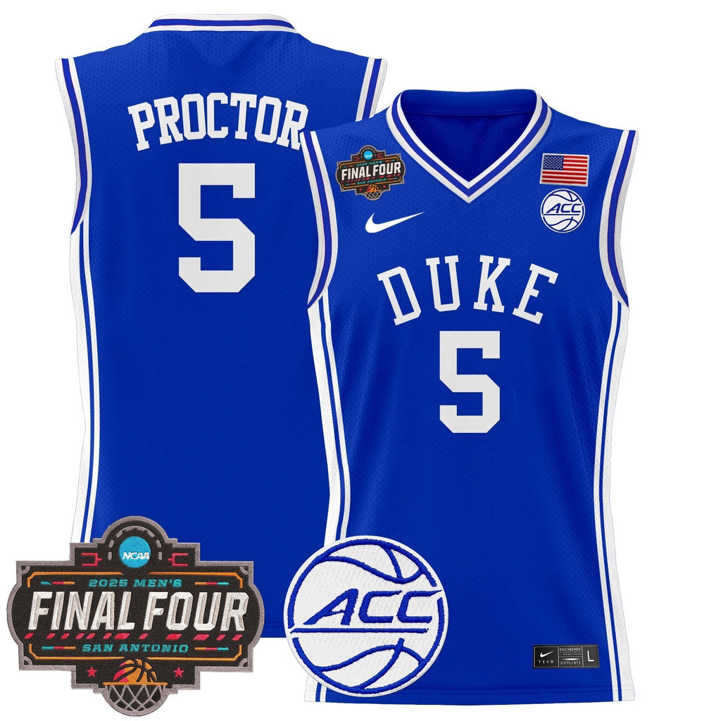 DUKE 2025 Final Four Patch Basketball Jersey - Stitched product image 2