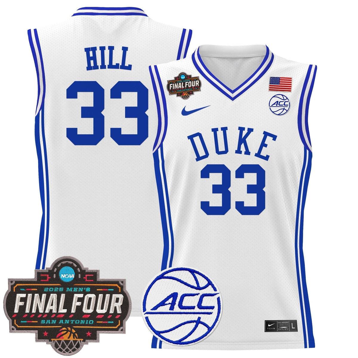 DUKE 2025 Final Four Patch Basketball Jersey - Stitched product image 20