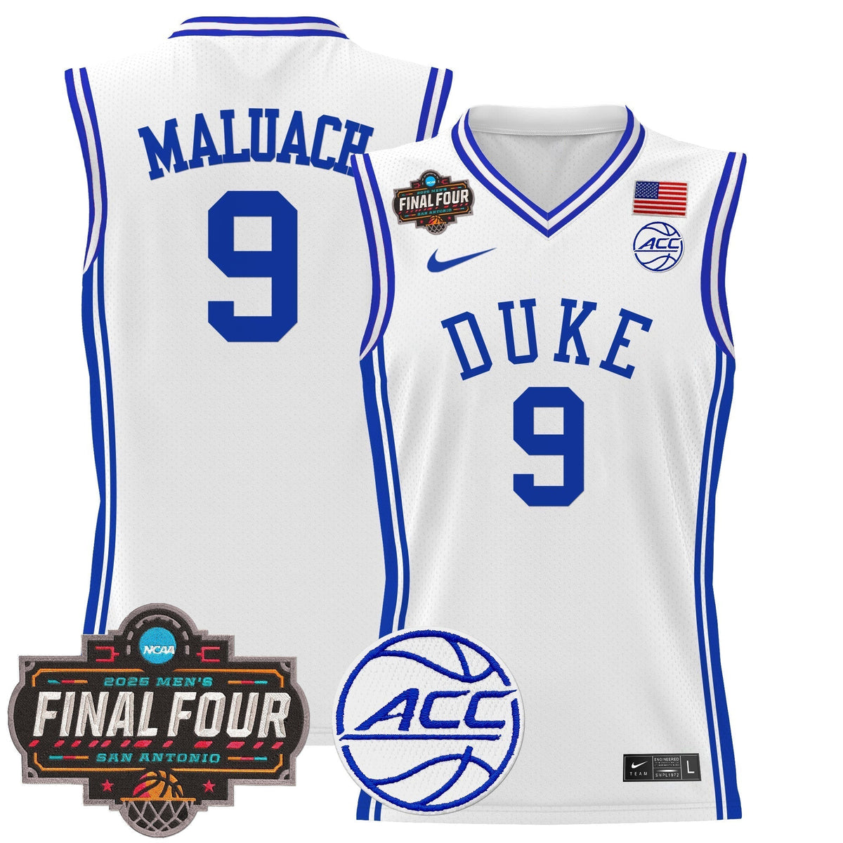 DUKE 2025 Final Four Patch Basketball Jersey - Stitched product image 18