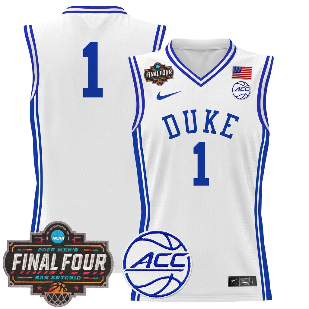 DUKE 2025 Final Four Patch Basketball Jersey - Stitched product image 21