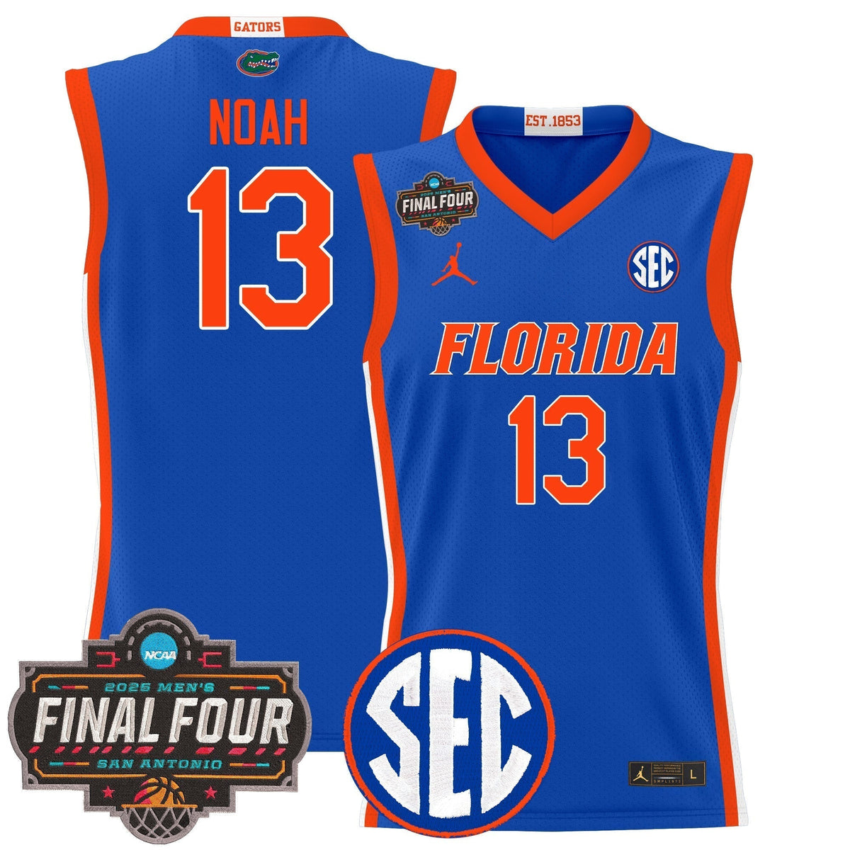 UF 2025 Final Four Patch Basketball Jersey - Stitched product image 11
