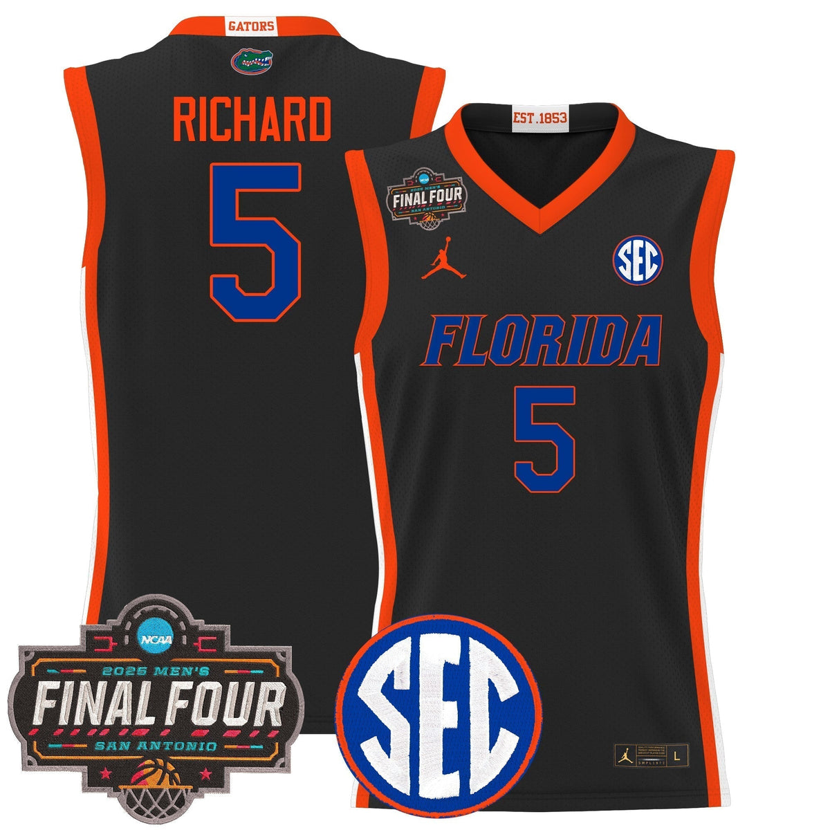 UF 2025 Final Four Patch Basketball Jersey - Stitched product image 18