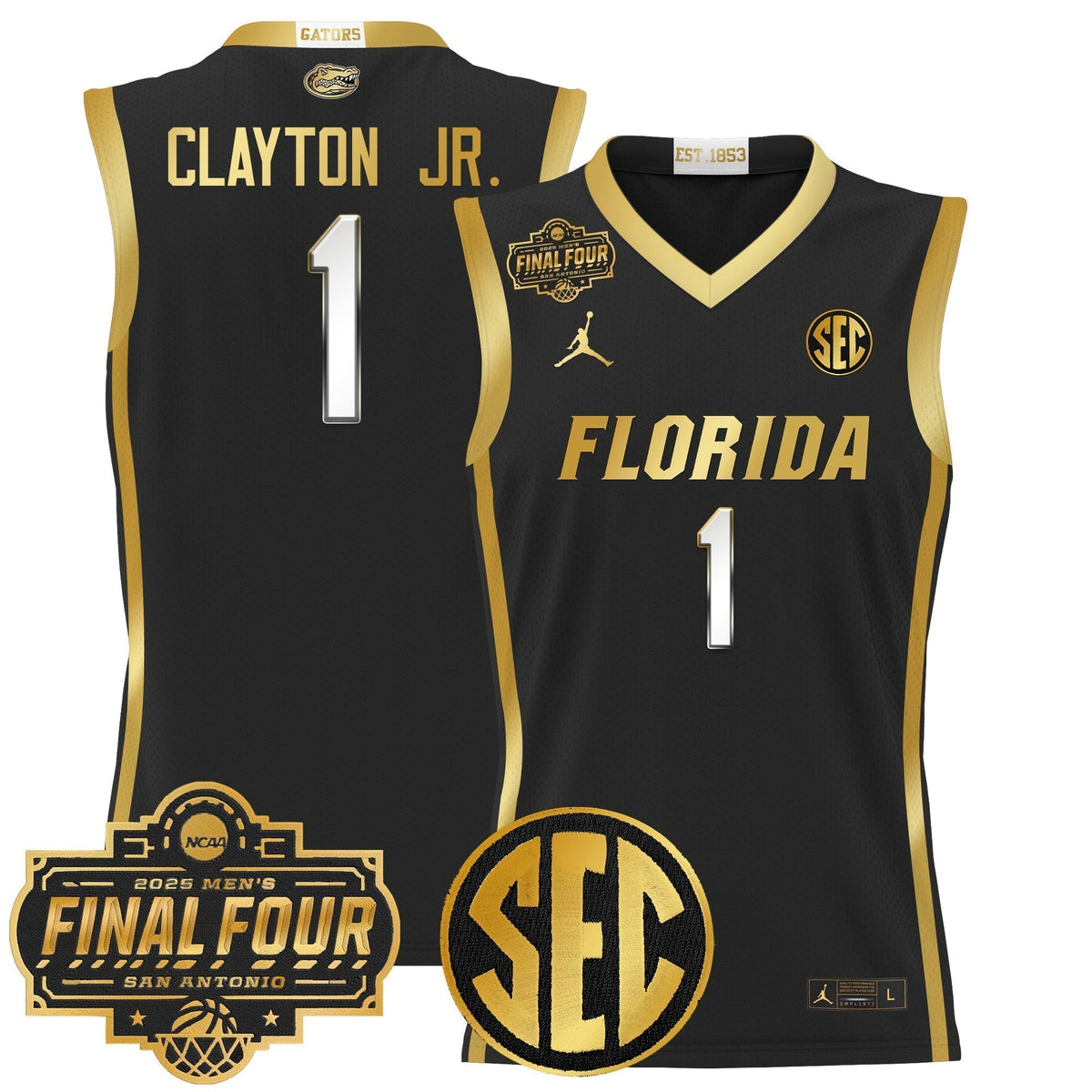 UF 2025 Final Four Patch Basketball Jersey - Stitched product image 23