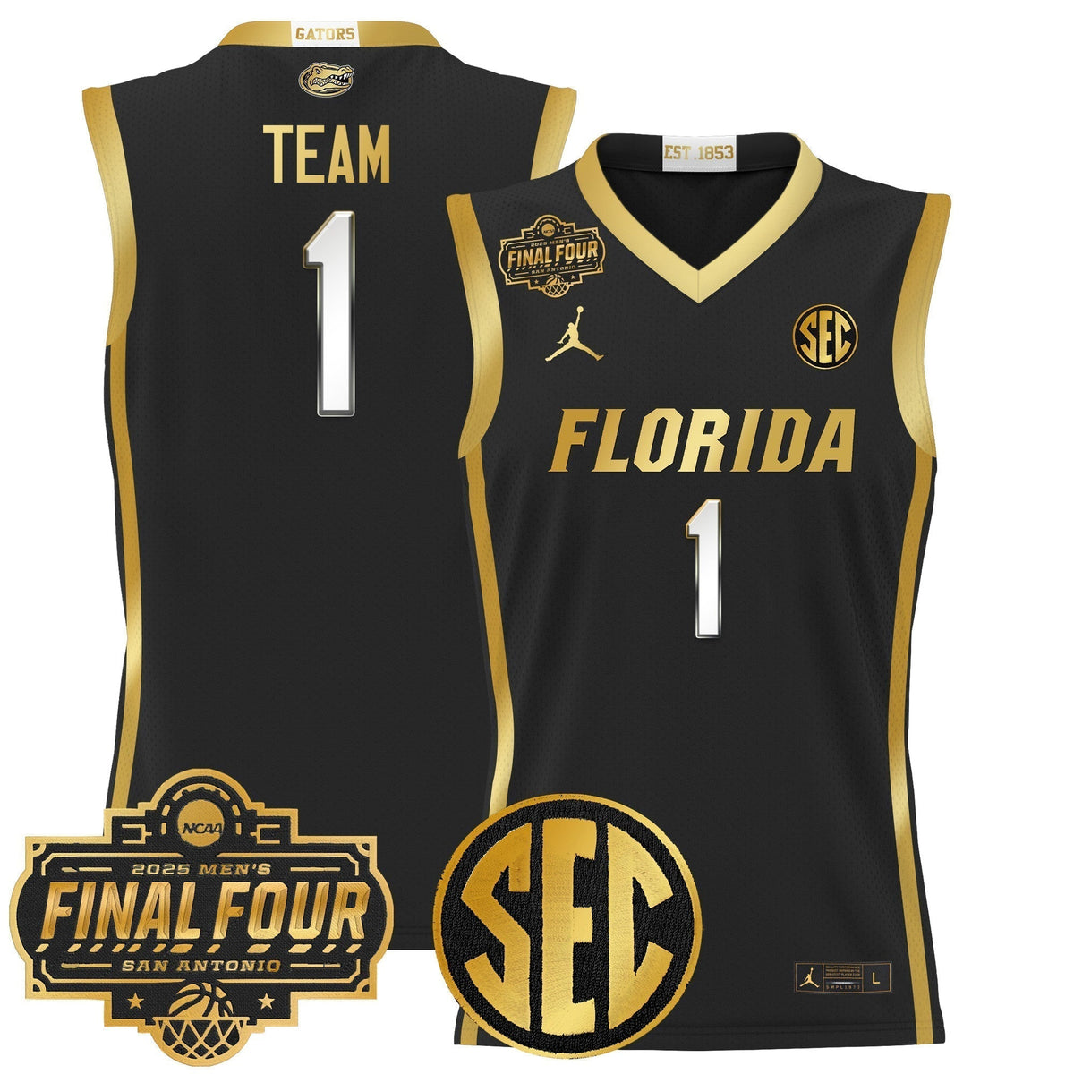 UF 2025 Final Four Patch Basketball Jersey - Stitched product image 28