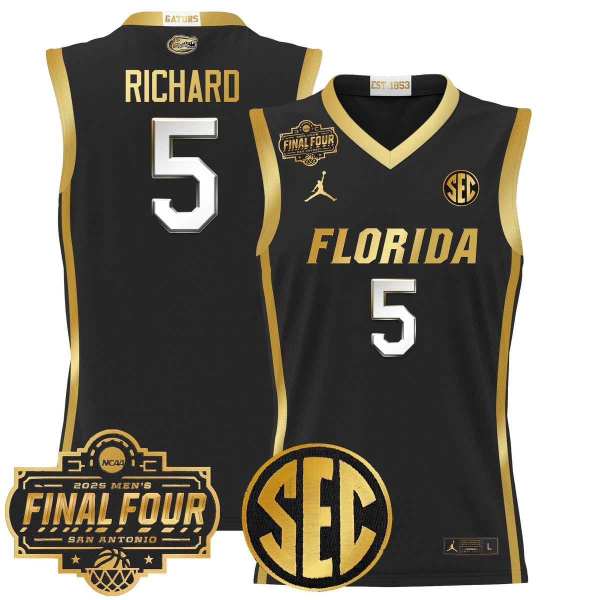 UF 2025 Final Four Patch Basketball Jersey - Stitched product image 25