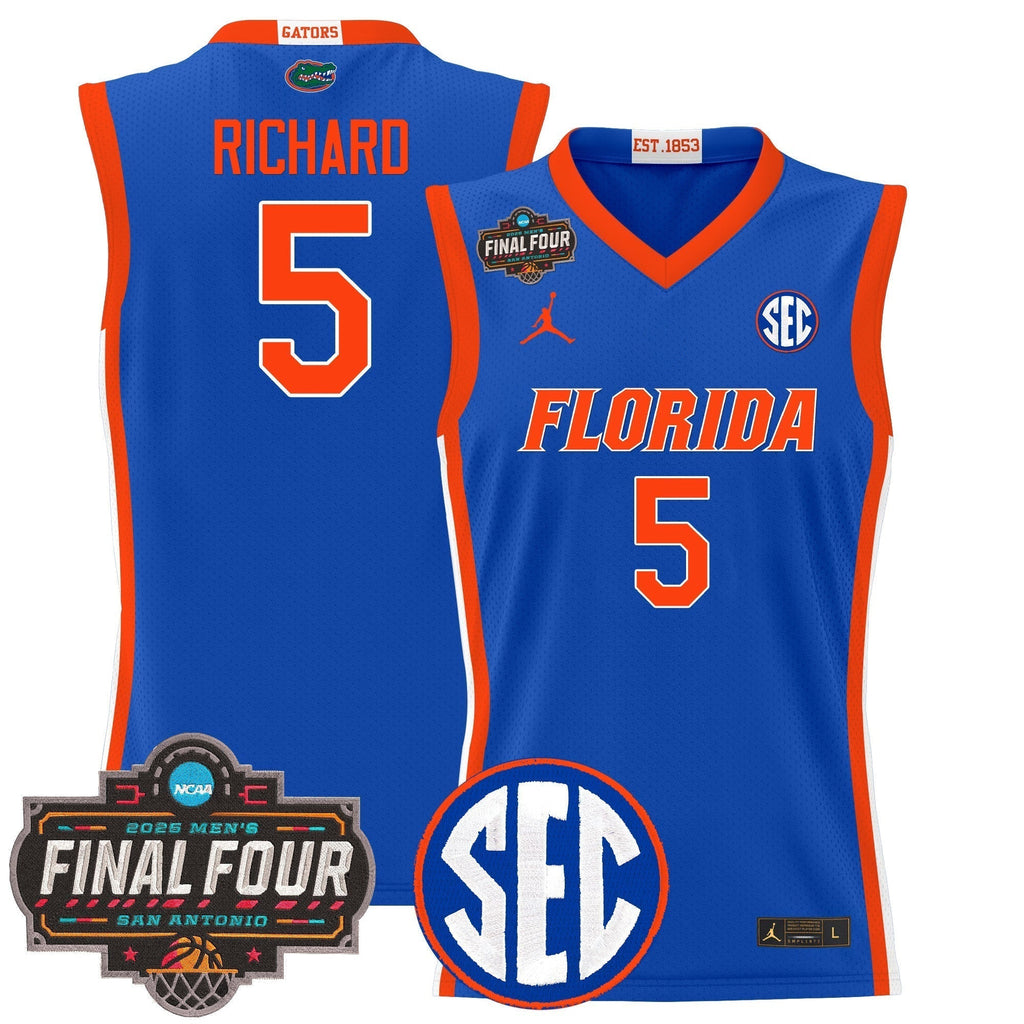 UF 2025 Final Four Patch Basketball Jersey - Stitched product image 7