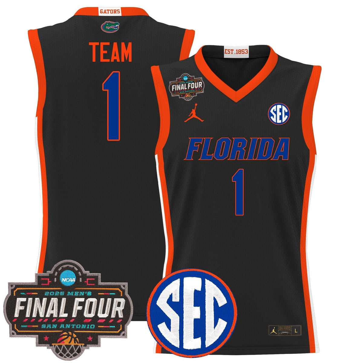 UF 2025 Final Four Patch Basketball Jersey - Stitched product image 21