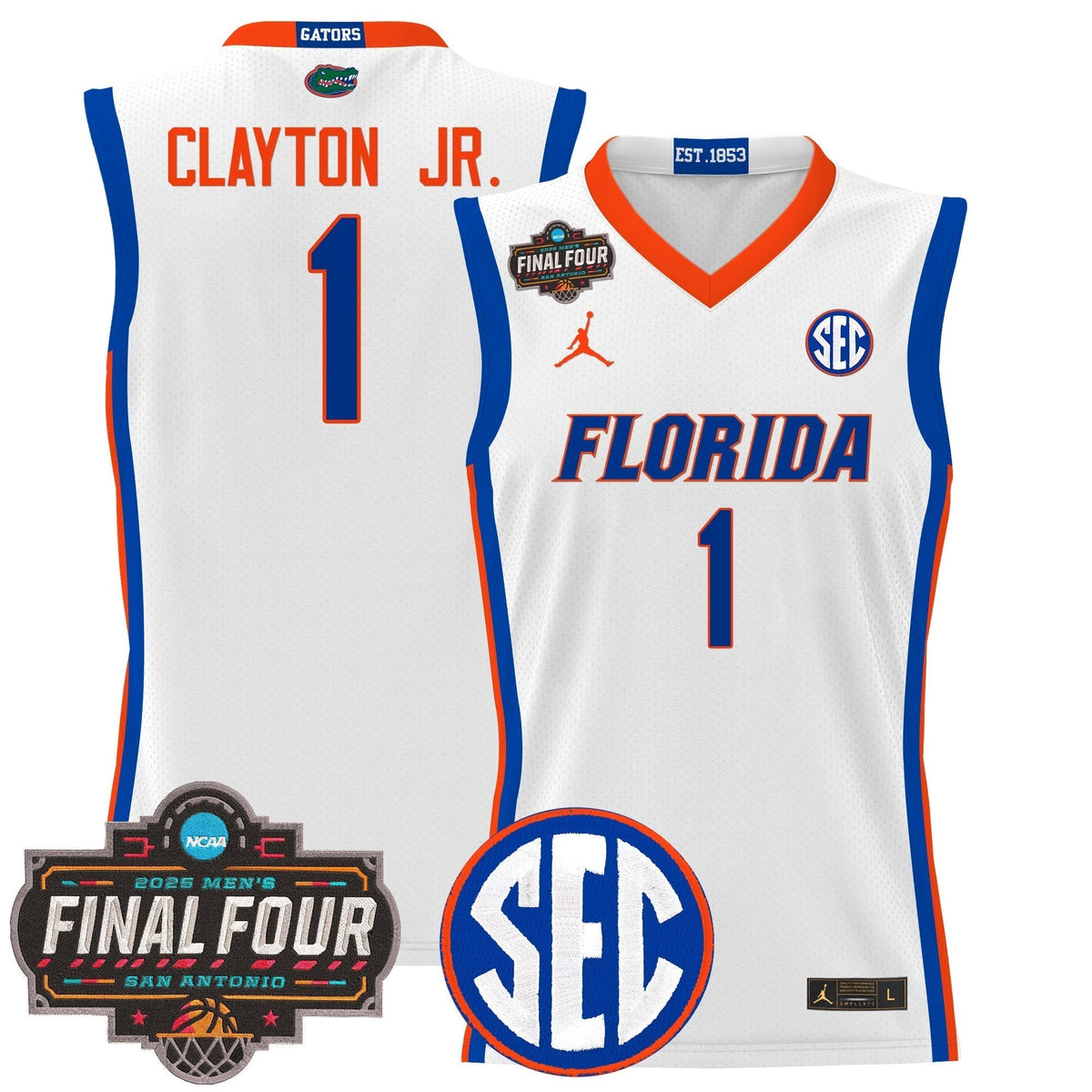 UF 2025 Final Four Patch Basketball Jersey - Stitched product image 17