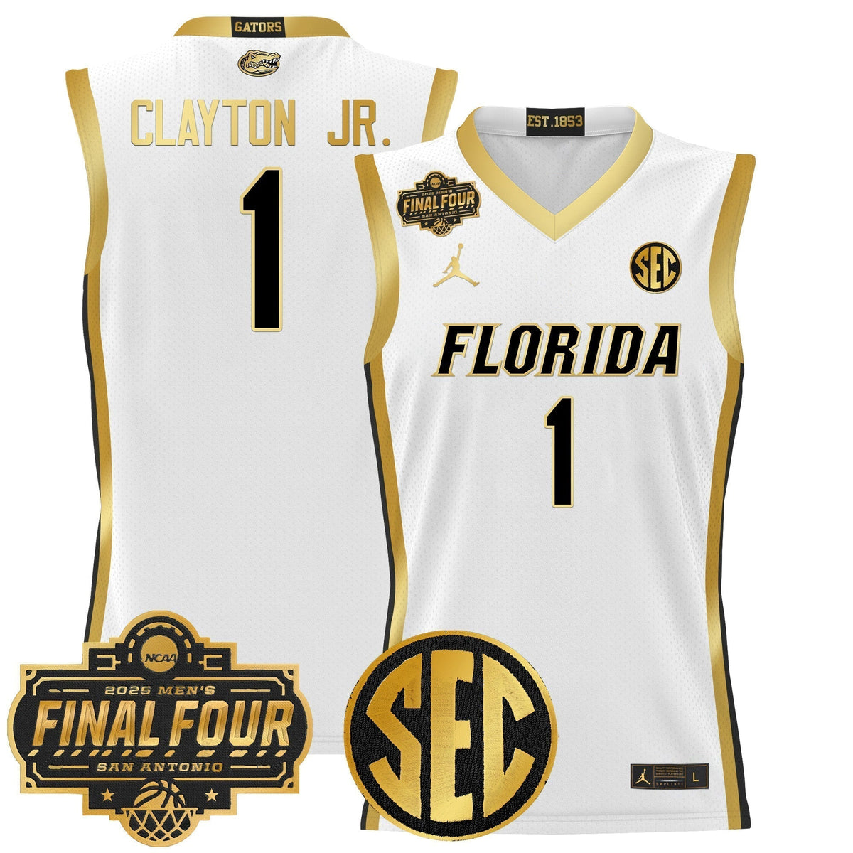 UF 2025 Final Four Patch Basketball Jersey - Stitched product image 30
