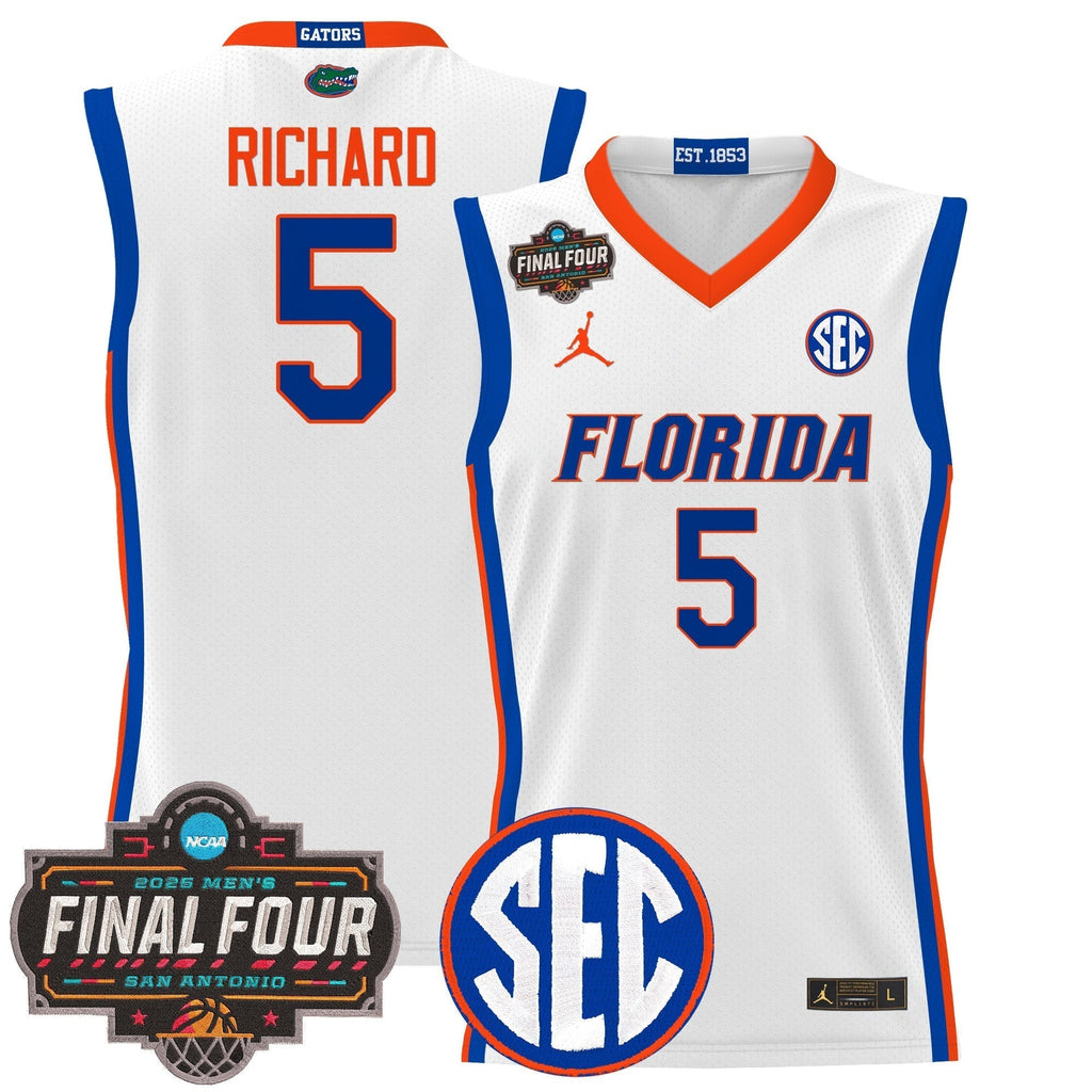 UF 2025 Final Four Patch Basketball Jersey - Stitched product image 4