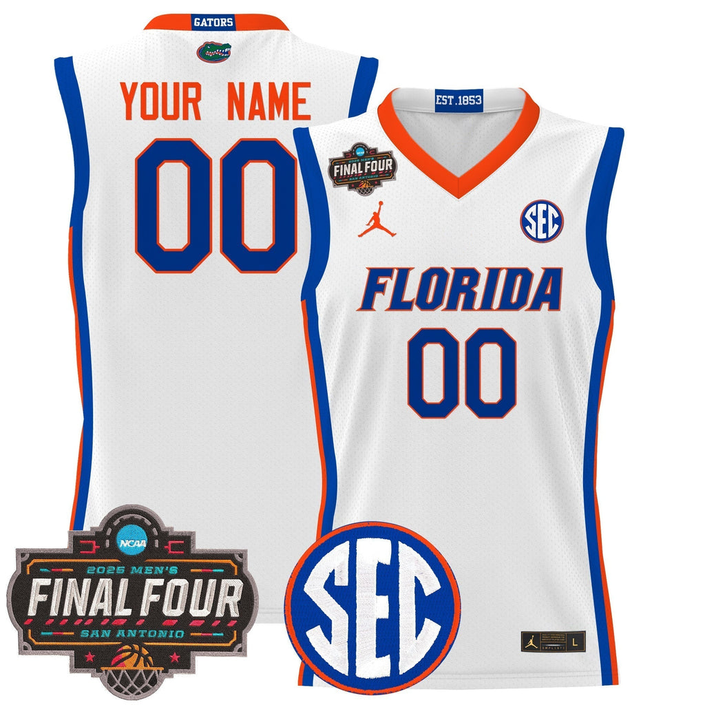 UF 2025 Final Four Patch Basketball Custom Jersey - Stitched product image 2