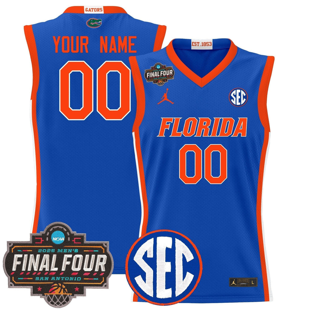 UF 2025 Final Four Patch Basketball Custom Jersey - Stitched product image 1