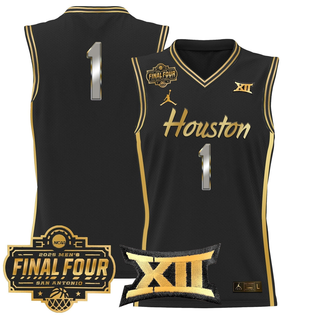 HOU 2025 Final Four Patch Basketball Jersey - Stitched product image 35