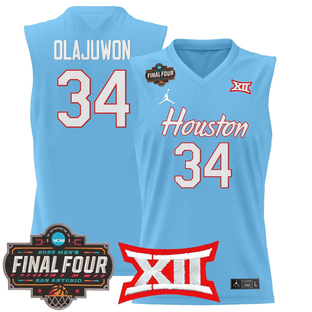 HOU 2025 Final Four Patch Basketball Jersey - Stitched product image 8