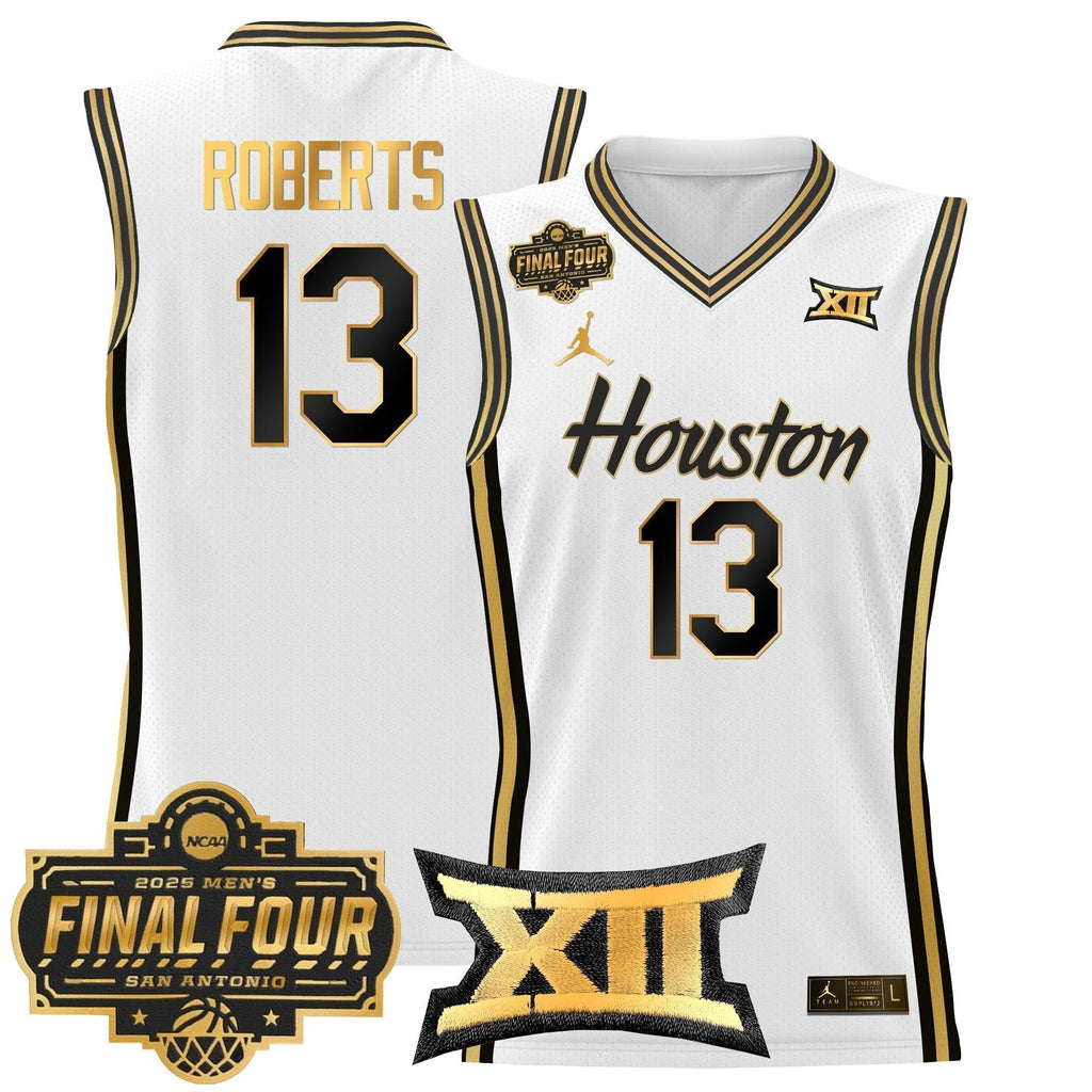 HOU 2025 Final Four Patch Basketball Jersey - Stitched product image 37