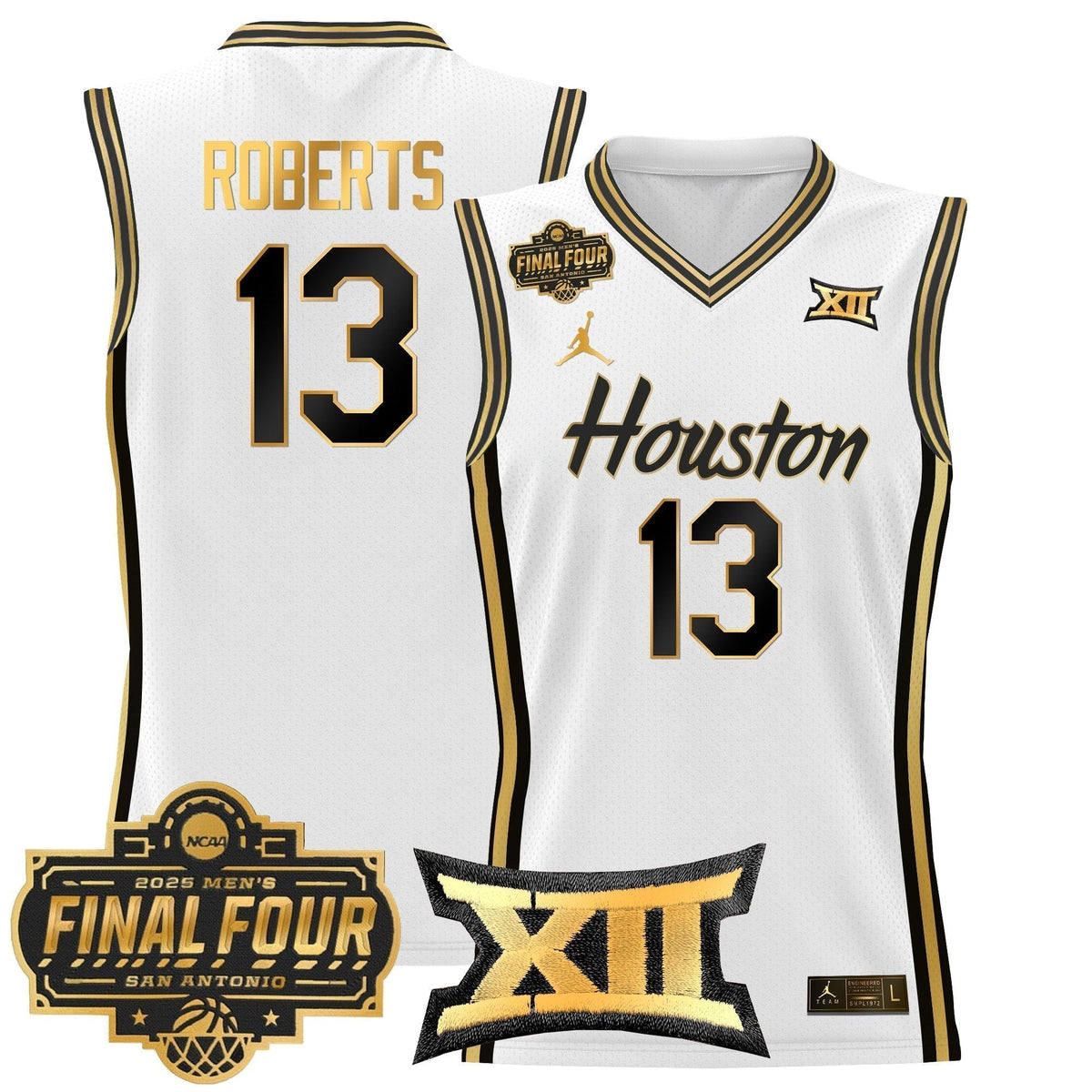 HOU 2025 Final Four Patch Basketball Jersey - Stitched product image 37