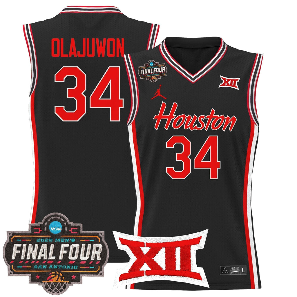 HOU 2025 Final Four Patch Basketball Jersey - Stitched product image 20