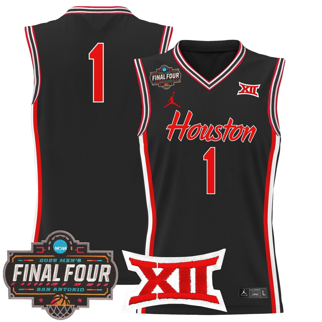 HOU 2025 Final Four Patch Basketball Jersey - Stitched product image 21