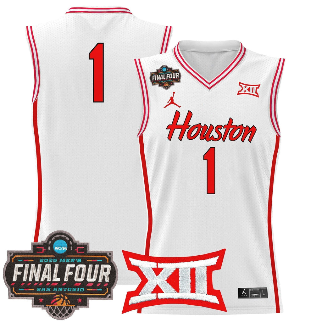 HOU 2025 Final Four Patch Basketball Jersey - Stitched product image 13