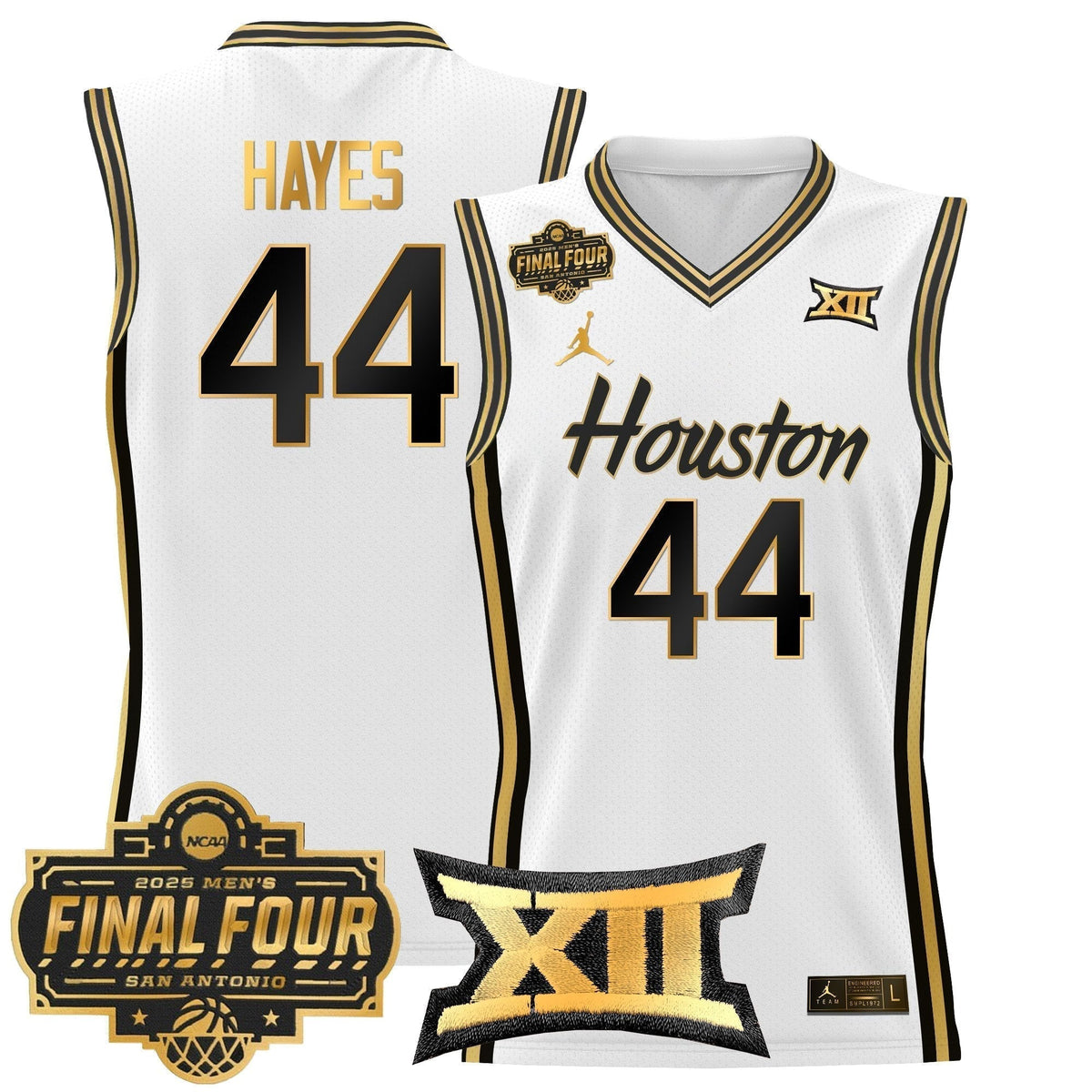 HOU 2025 Final Four Patch Basketball Jersey - Stitched product image 40