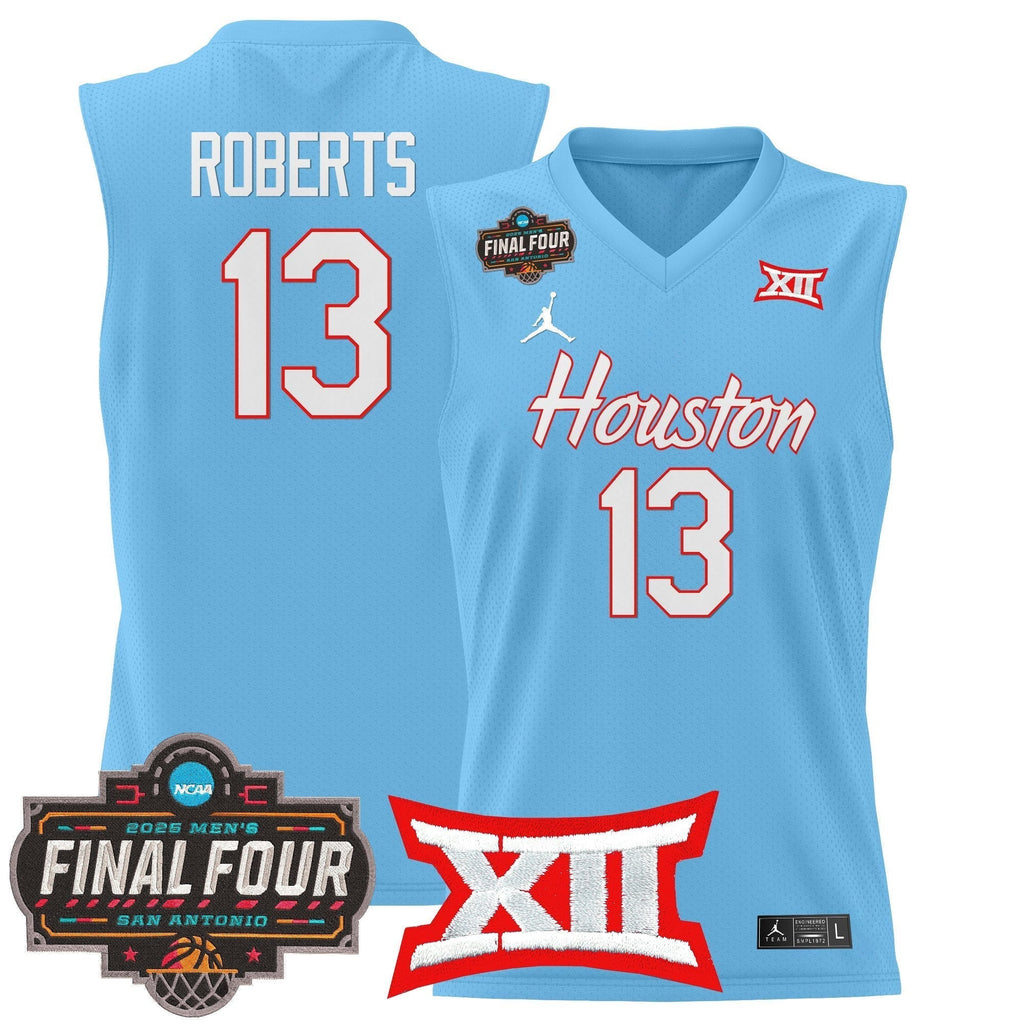 HOU 2025 Final Four Patch Basketball Jersey - Stitched product image 17