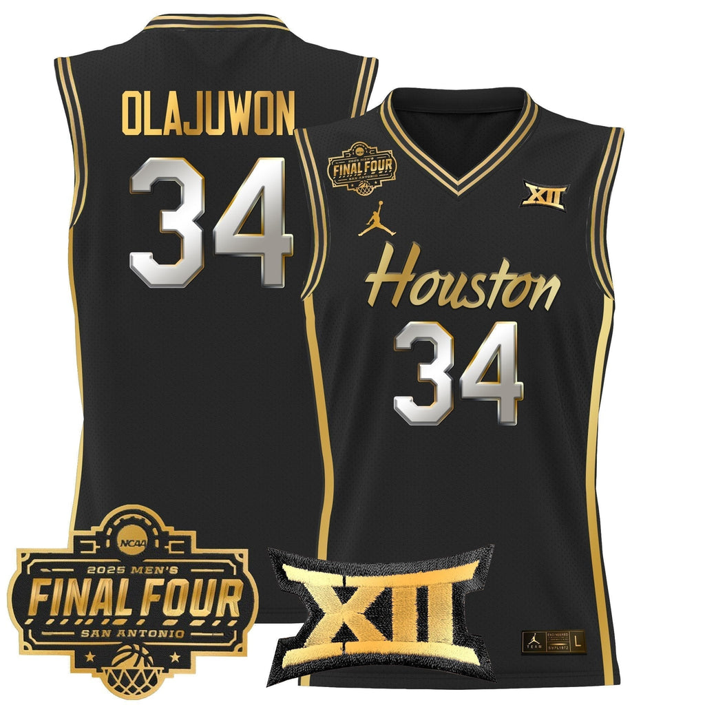 HOU 2025 Final Four Patch Basketball Jersey - Stitched product image 34