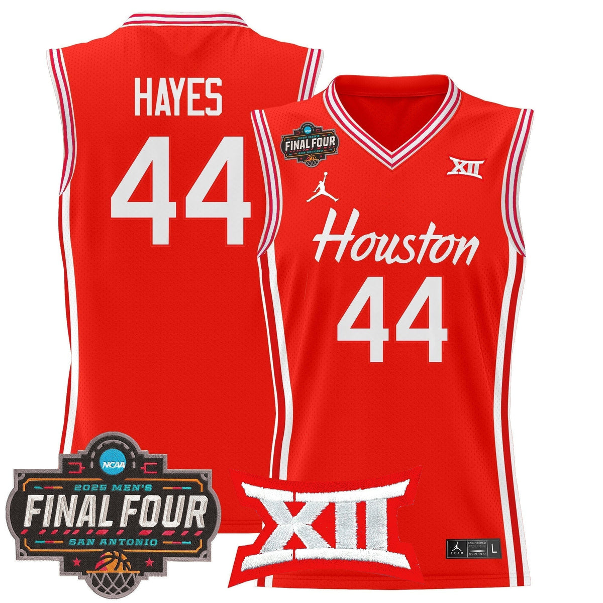 HOU 2025 Final Four Patch Basketball Jersey - Stitched product image 26