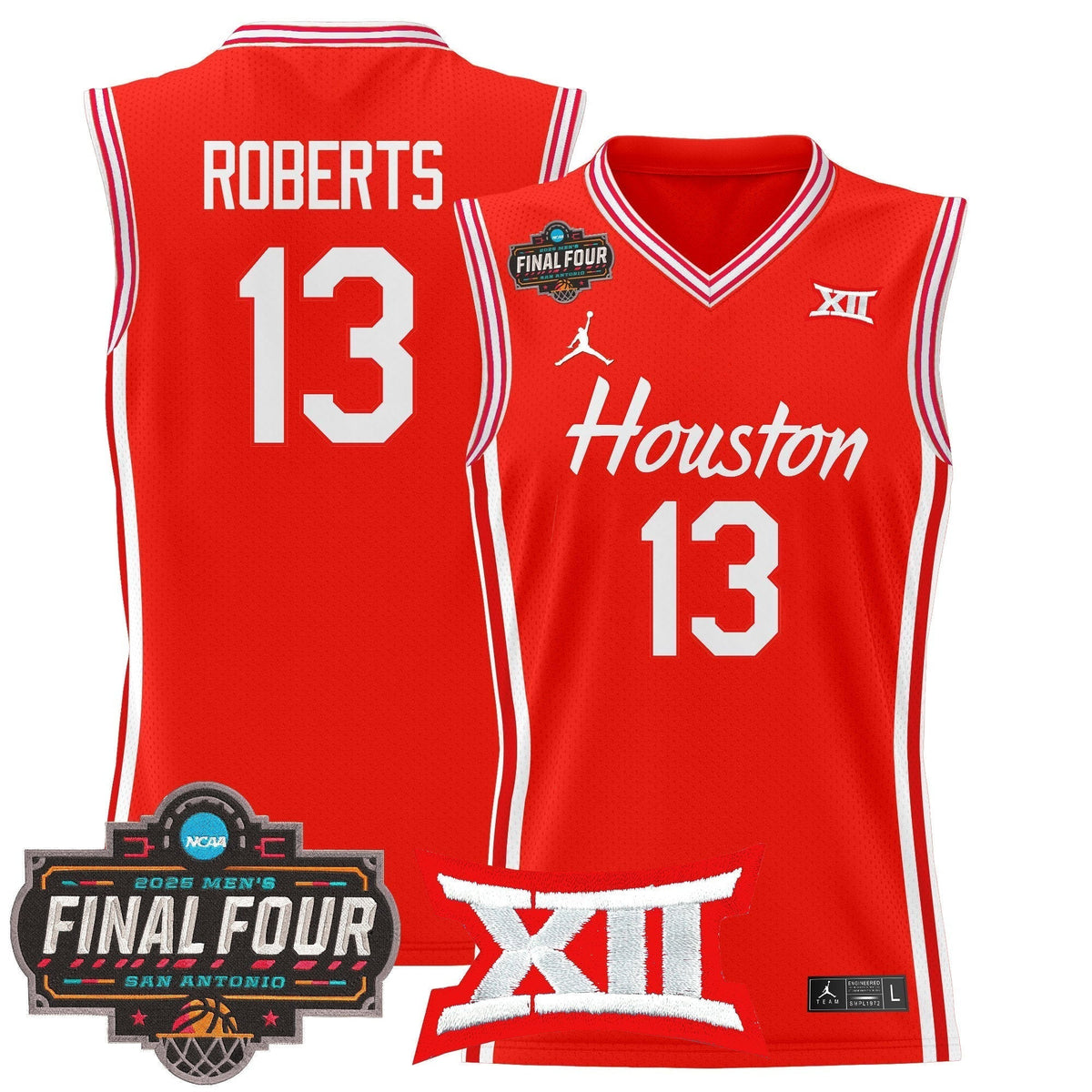 HOU 2025 Final Four Patch Basketball Jersey - Stitched product image 23