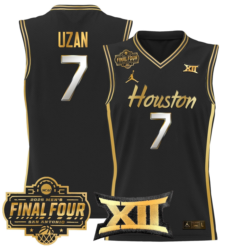 HOU 2025 Final Four Patch Basketball Jersey - Stitched product image 31
