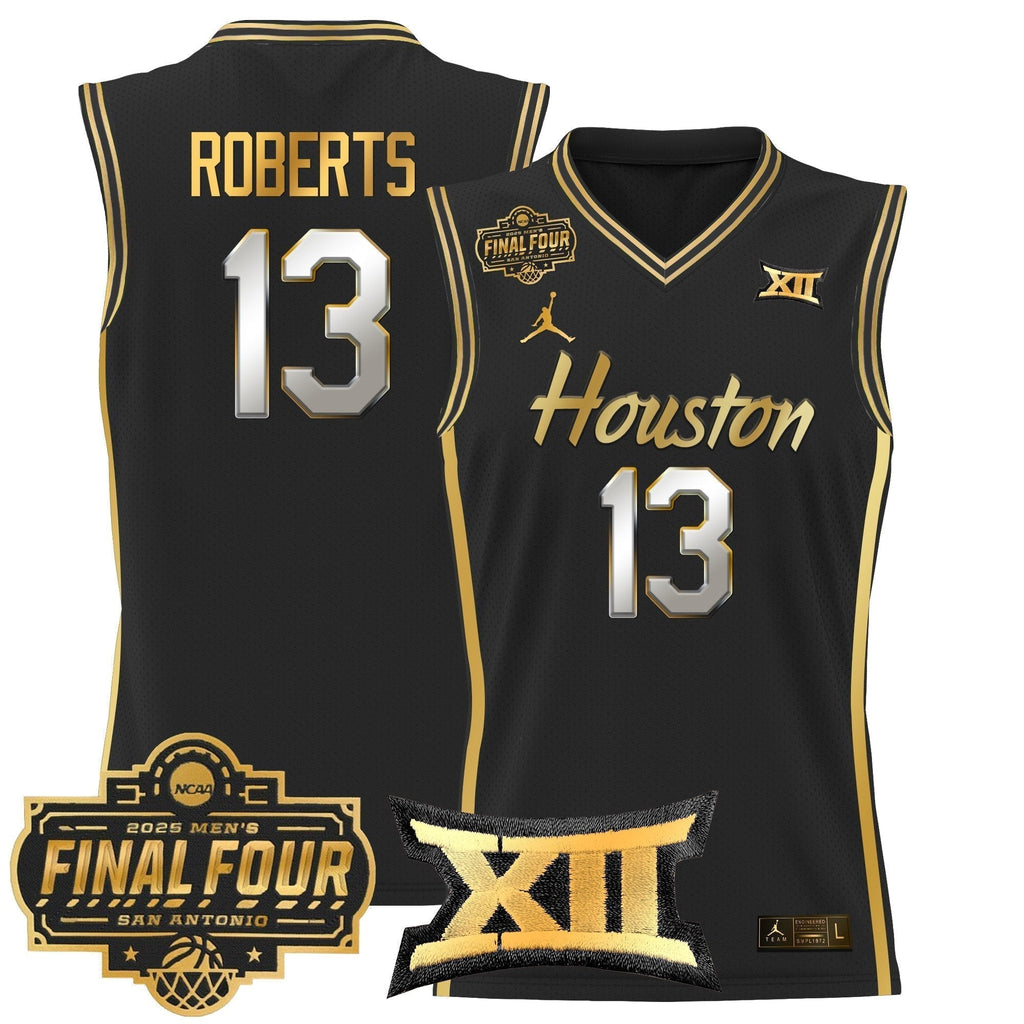 HOU 2025 Final Four Patch Basketball Jersey - Stitched product image 30