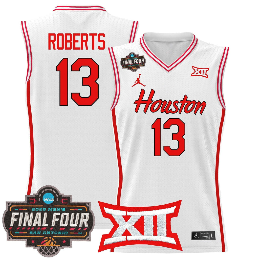 HOU 2025 Final Four Patch Basketball Jersey - Stitched product image 3