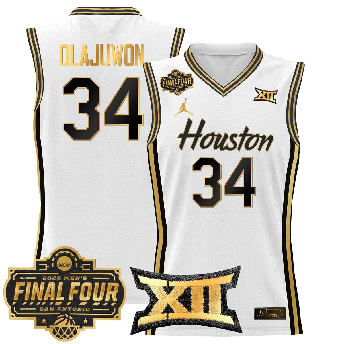HOU 2025 Final Four Patch Basketball Jersey - Stitched product image 41