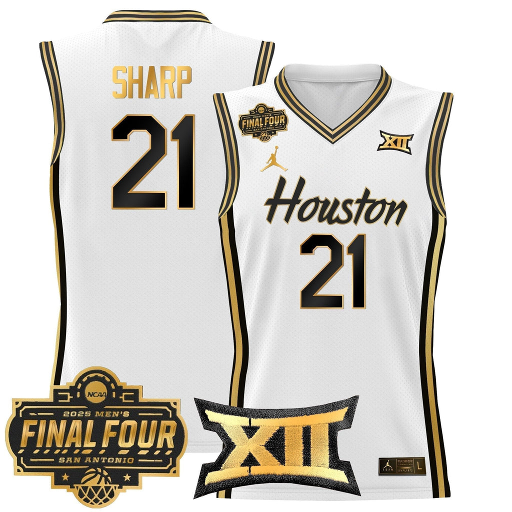 HOU 2025 Final Four Patch Basketball Jersey - Stitched product image 39