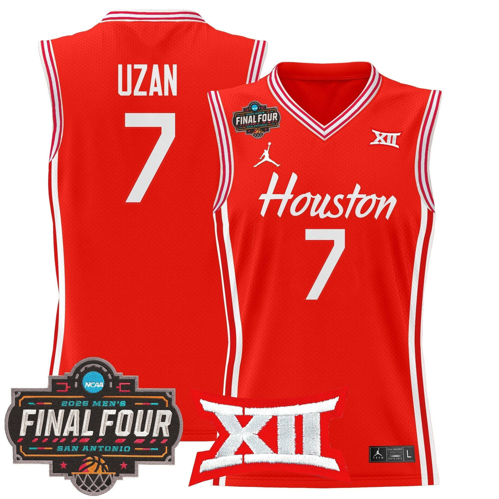 HOU 2025 Final Four Patch Basketball Jersey - Stitched product image 24