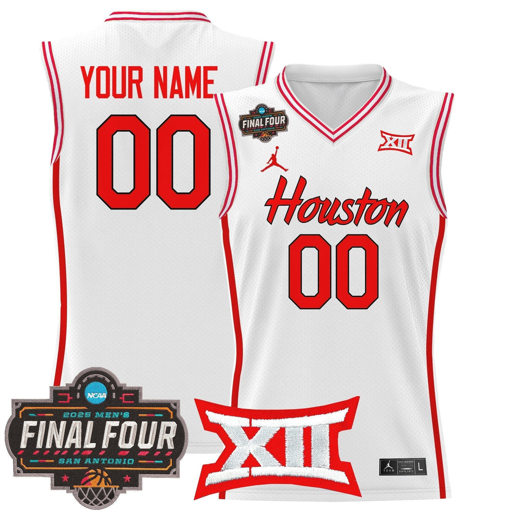 HOU 2025 Final Four Patch Basketball Custom Jersey product image 1