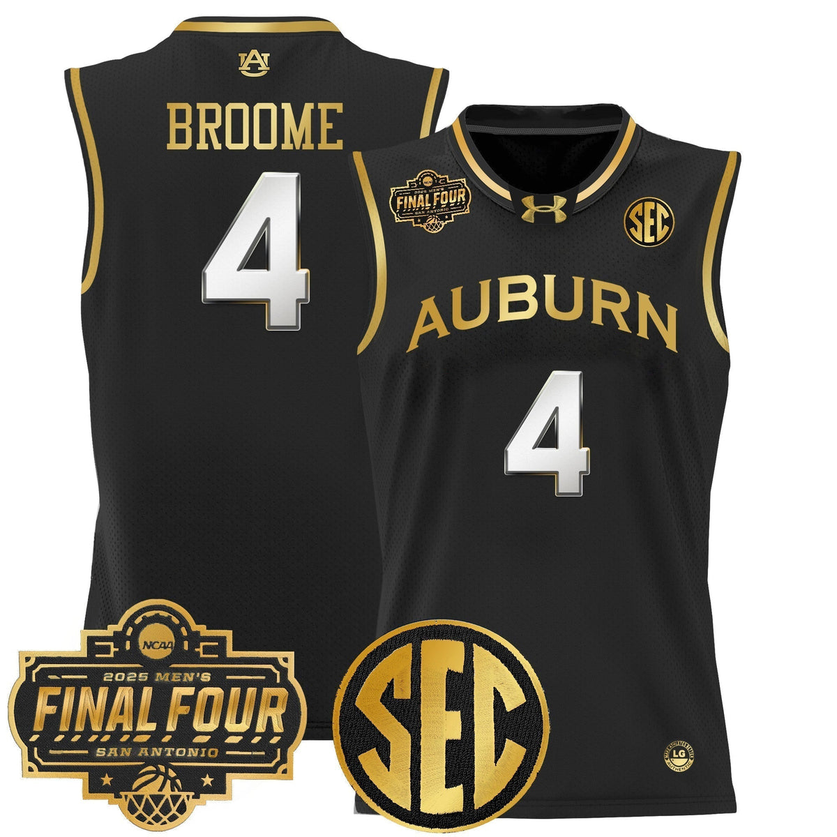 AUB 2025 Final Four Patch Lightweight Basketball Jersey product image 33