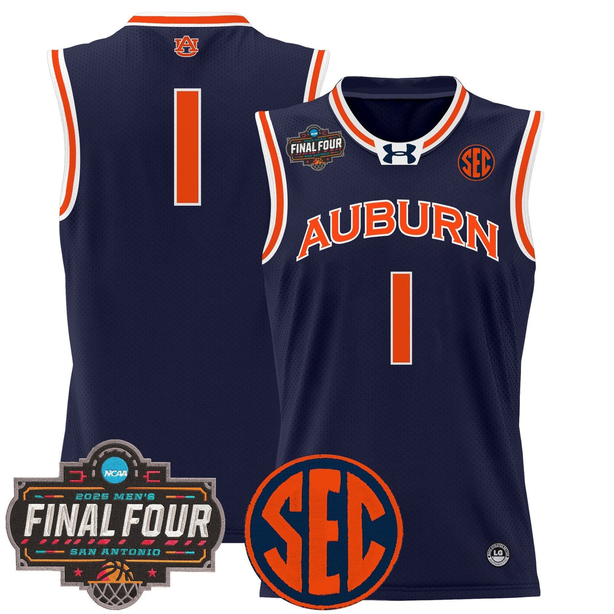 AUB 2025 Final Four Patch Lightweight Basketball Jersey product image 14