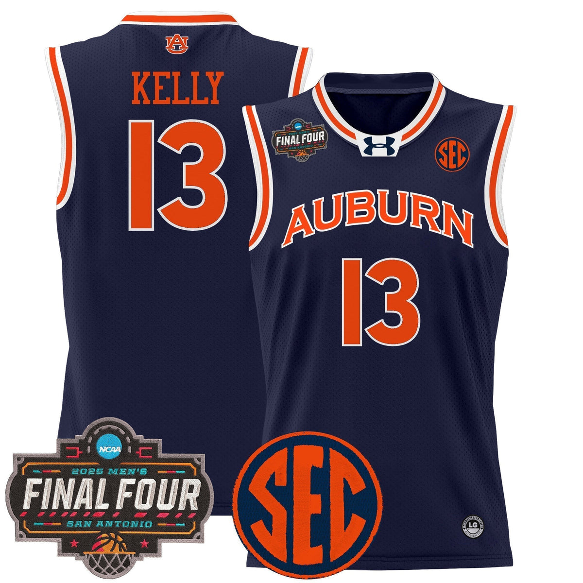 AUB 2025 Final Four Patch Lightweight Basketball Jersey product image 6
