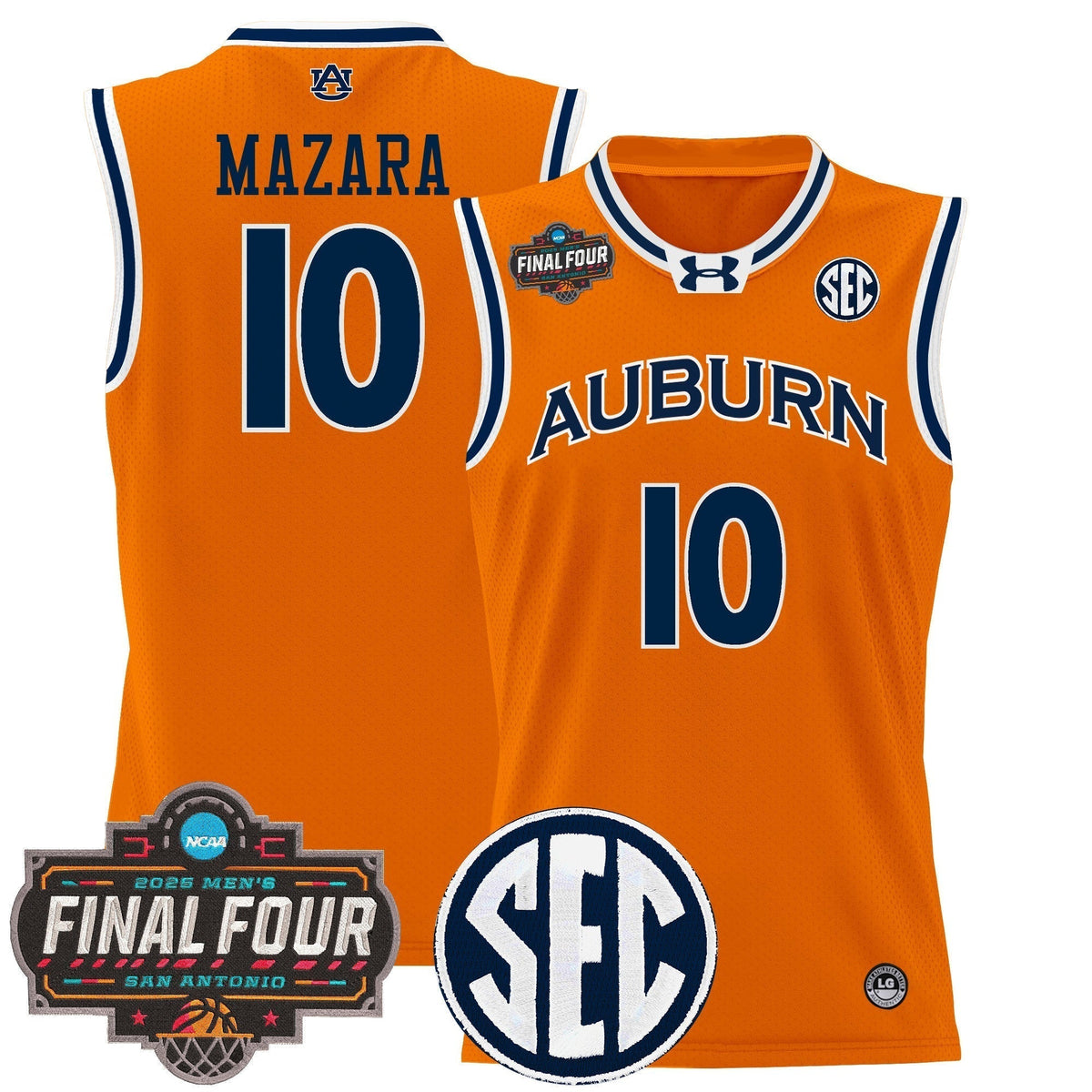 AUB 2025 Final Four Patch Lightweight Basketball Jersey product image 19