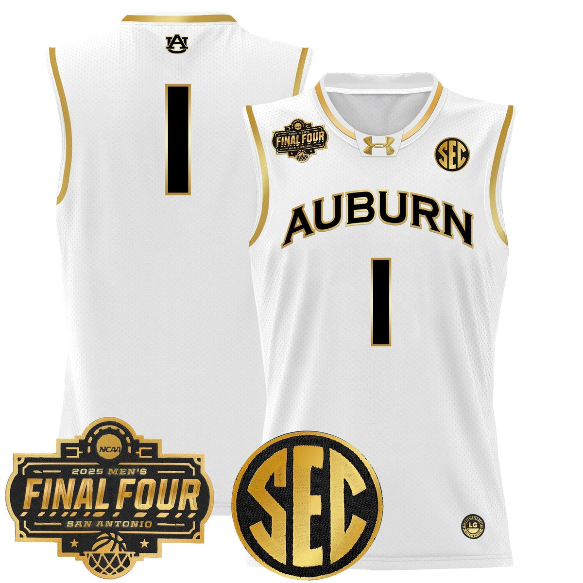 AUB 2025 Final Four Patch Lightweight Basketball Jersey product image 32