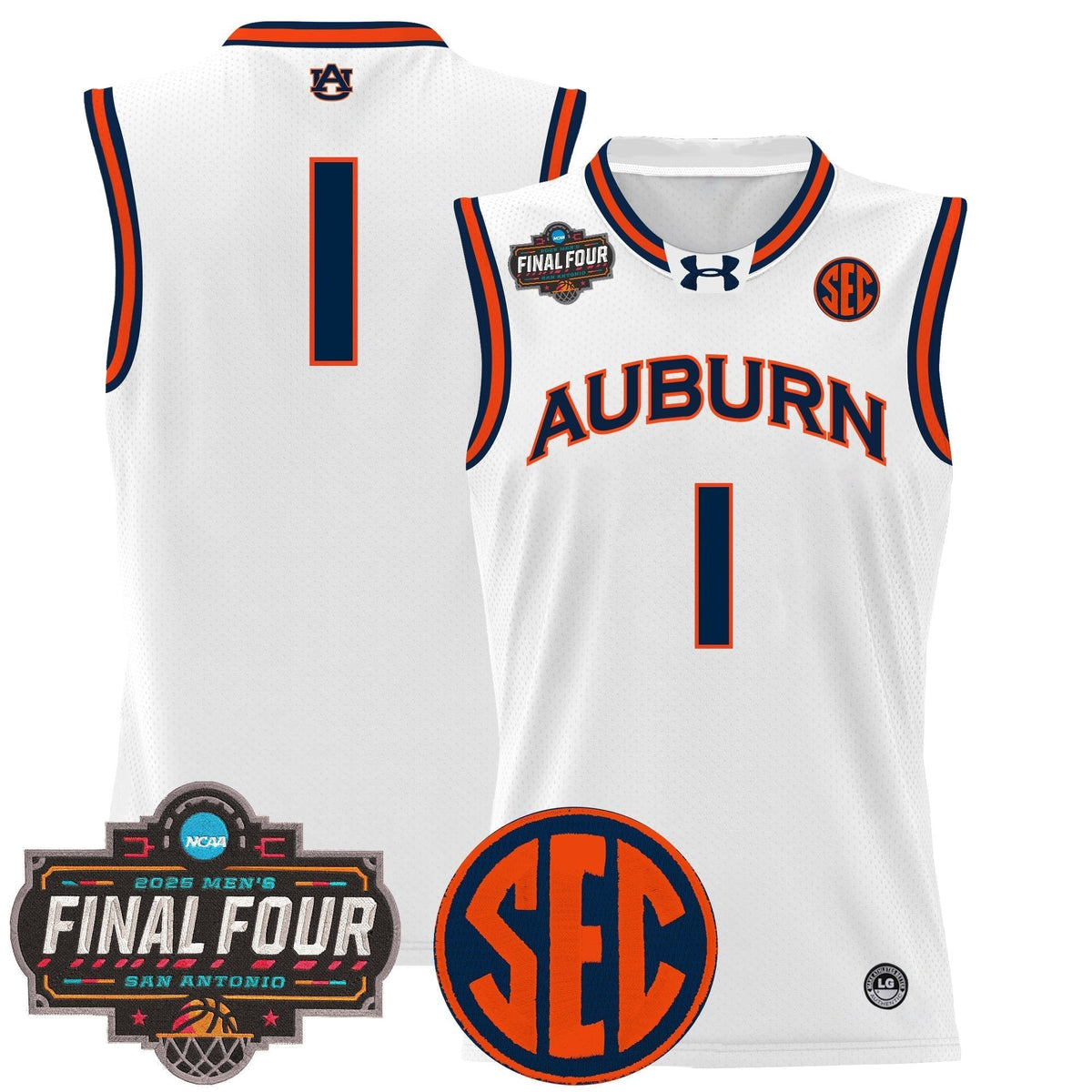 AUB 2025 Final Four Patch Lightweight Basketball Jersey product image 15