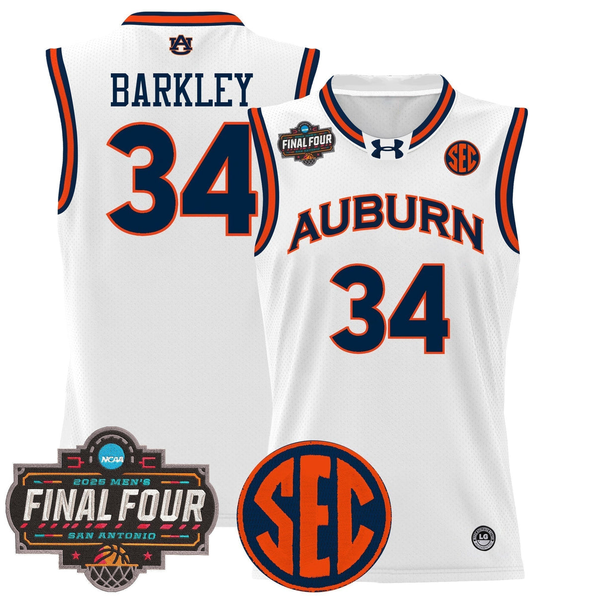 AUB 2025 Final Four Patch Lightweight Basketball Jersey product image 9
