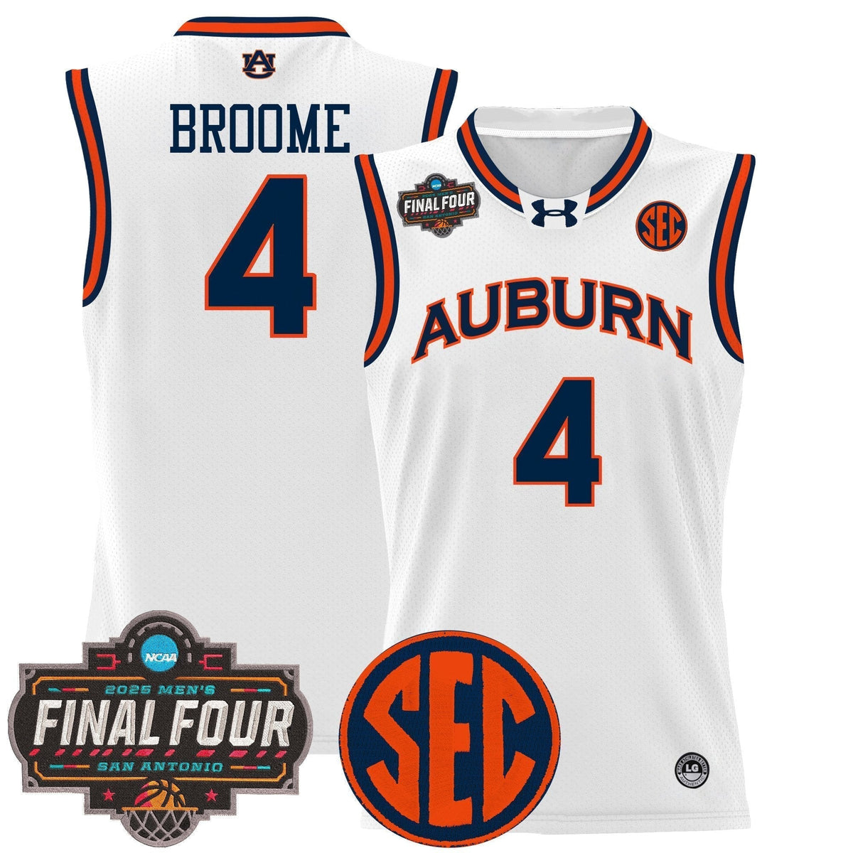 AUB 2025 Final Four Patch Lightweight Basketball Jersey product image 1