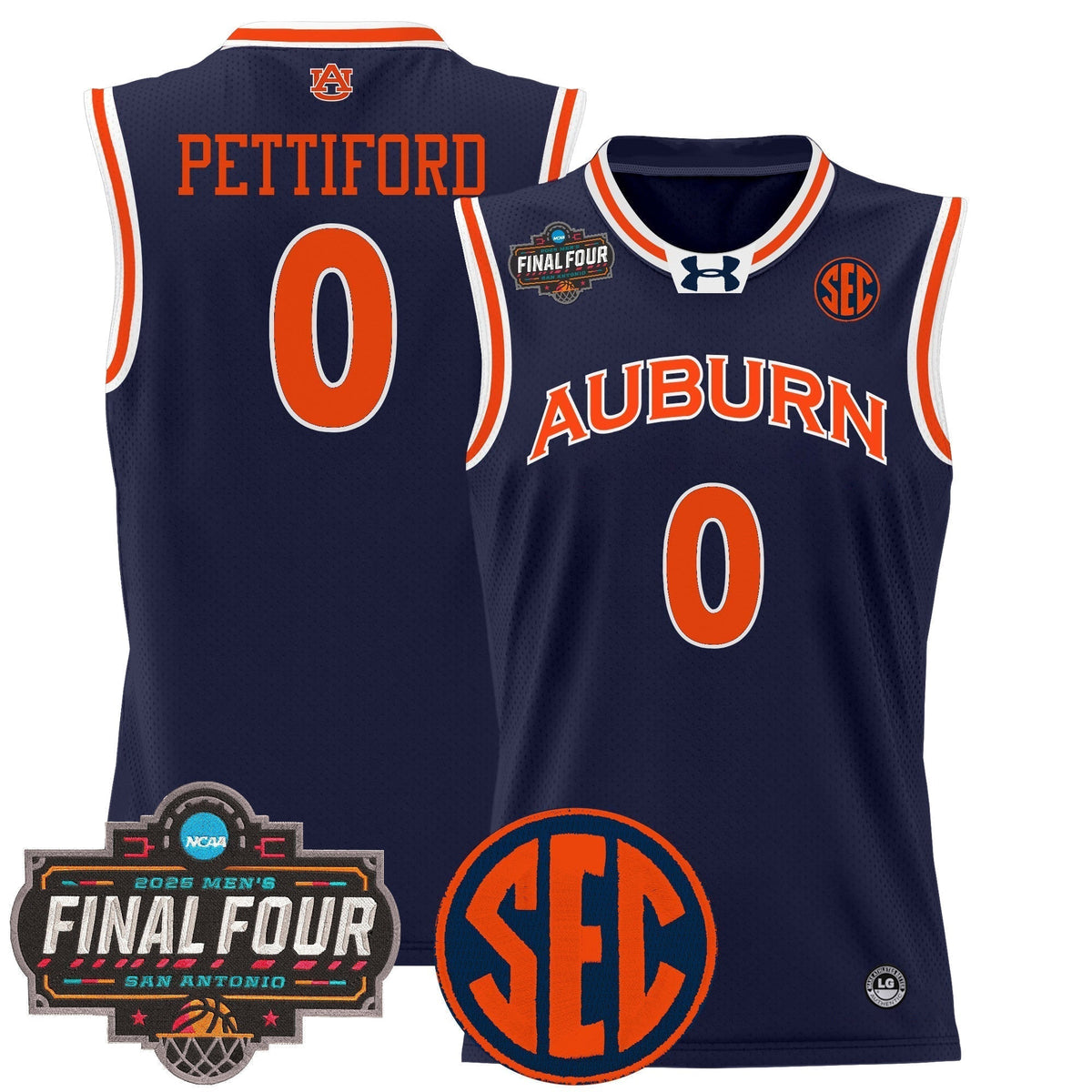AUB 2025 Final Four Patch Lightweight Basketball Jersey product image 10