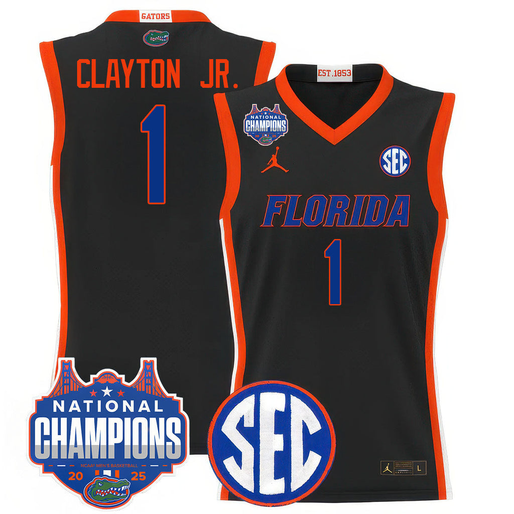 UF 2025 National Champions Basketball Jersey - Stitched product image 27