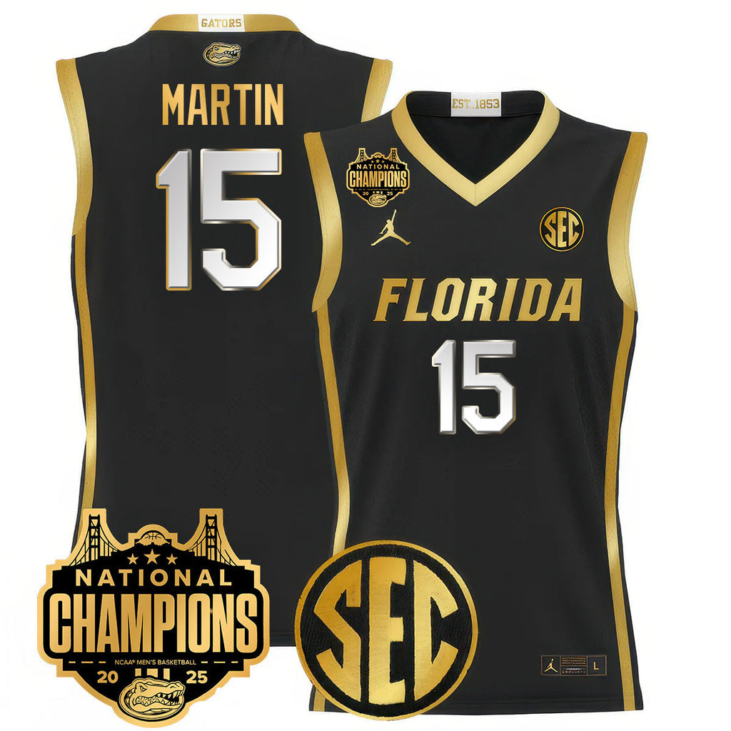 UF 2025 National Champions Basketball Jersey - Stitched product image 14