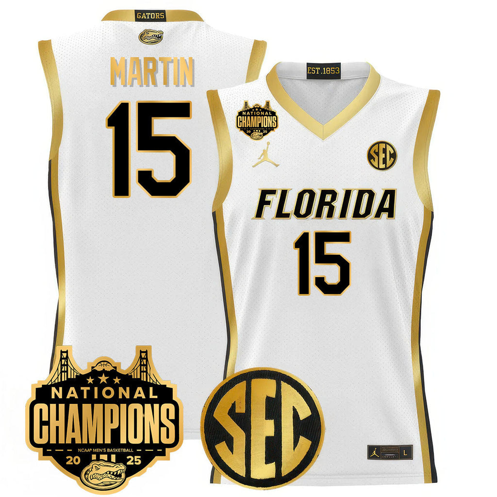 UF 2025 National Champions Basketball Jersey - Stitched product image 31